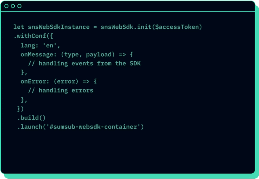 Web and Mobile SDK