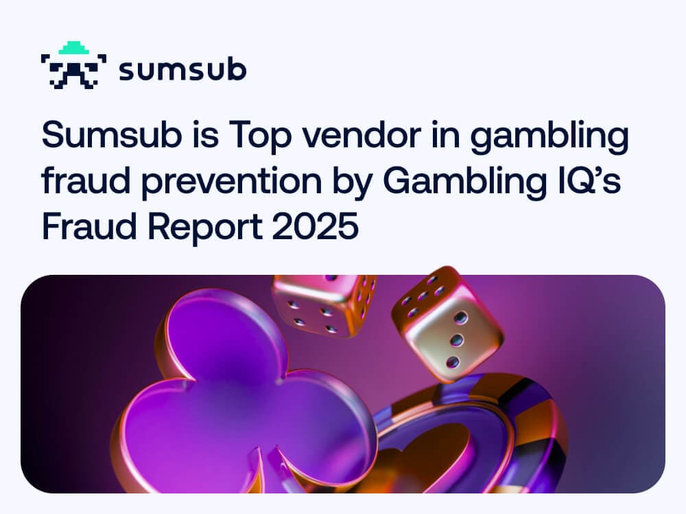 Sumsub Selected among Leading Fraud Prevention Companies in Global Gambling IQ Report
