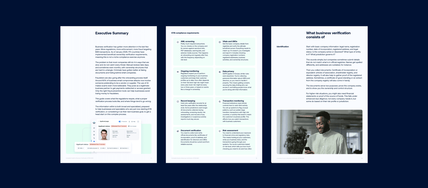 Complete guide to Business Verification (KYB) 2026