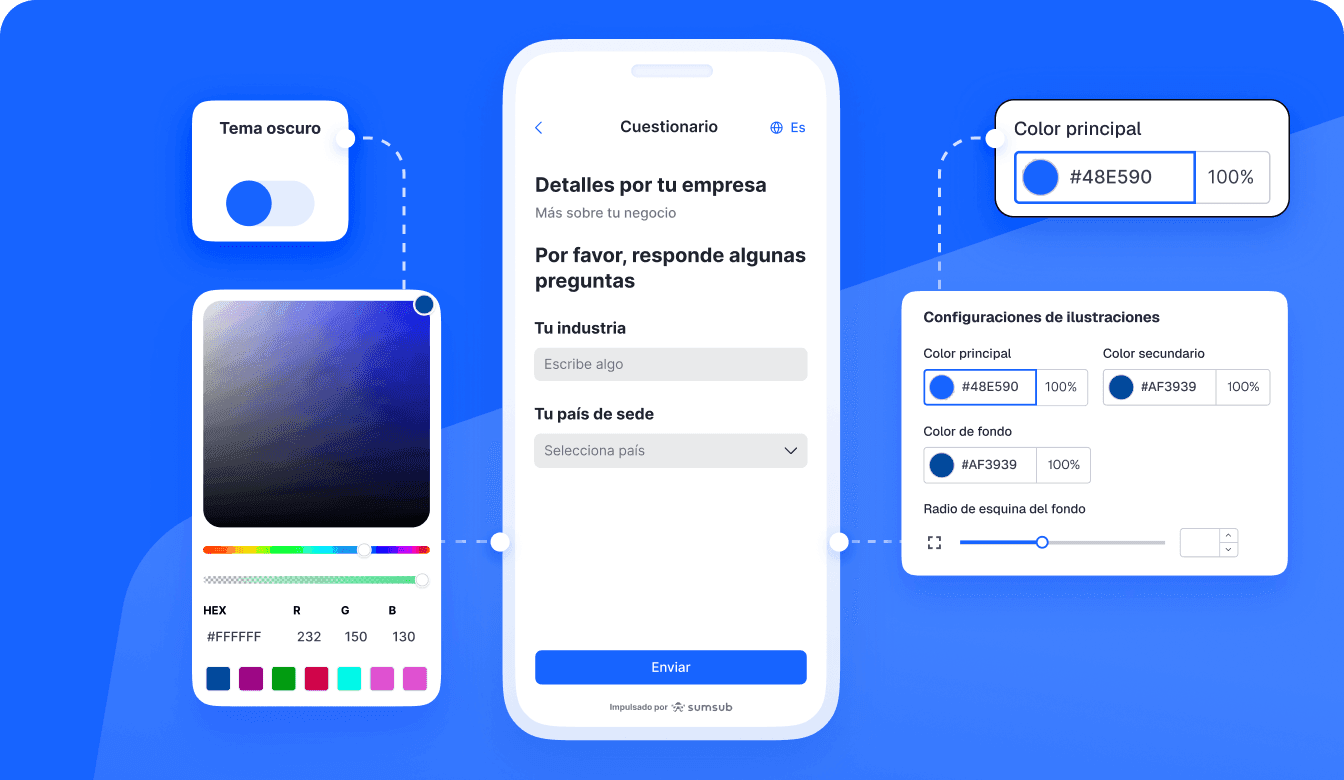 Customize the user interface