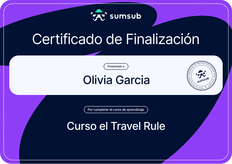 Conviértase en un especialista en Travel Rule con el curso en línea de Sumsub’s