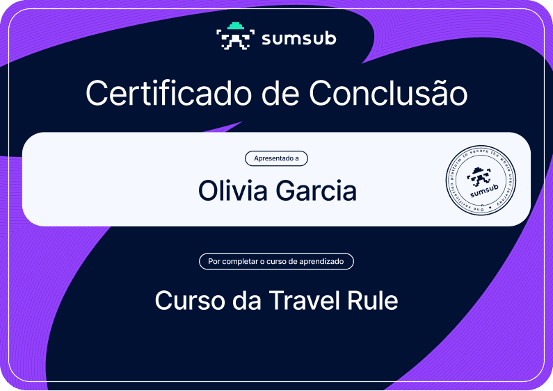 Torne-se um profissional da Travel Rule com o curso online da Sumsub
