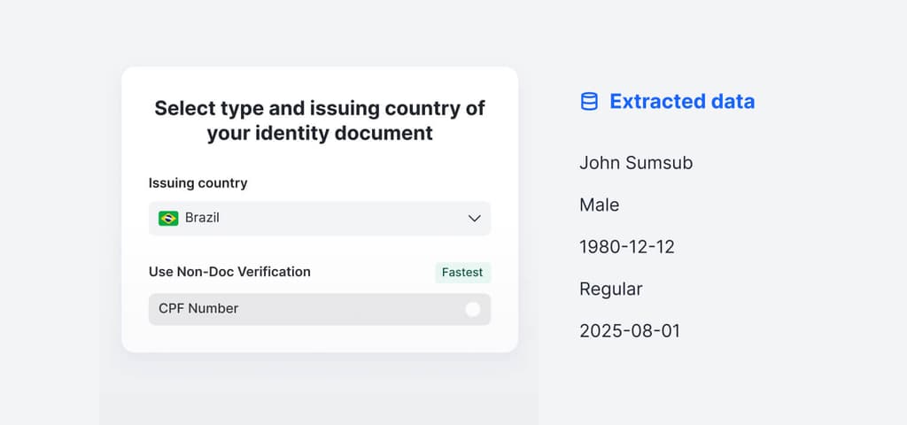 Non-Doc Verification