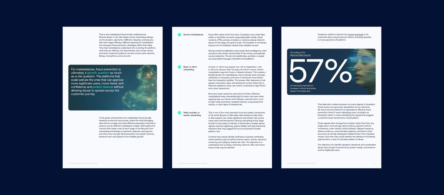 The 2026 Fraud Prevention Playbook for Marketplaces