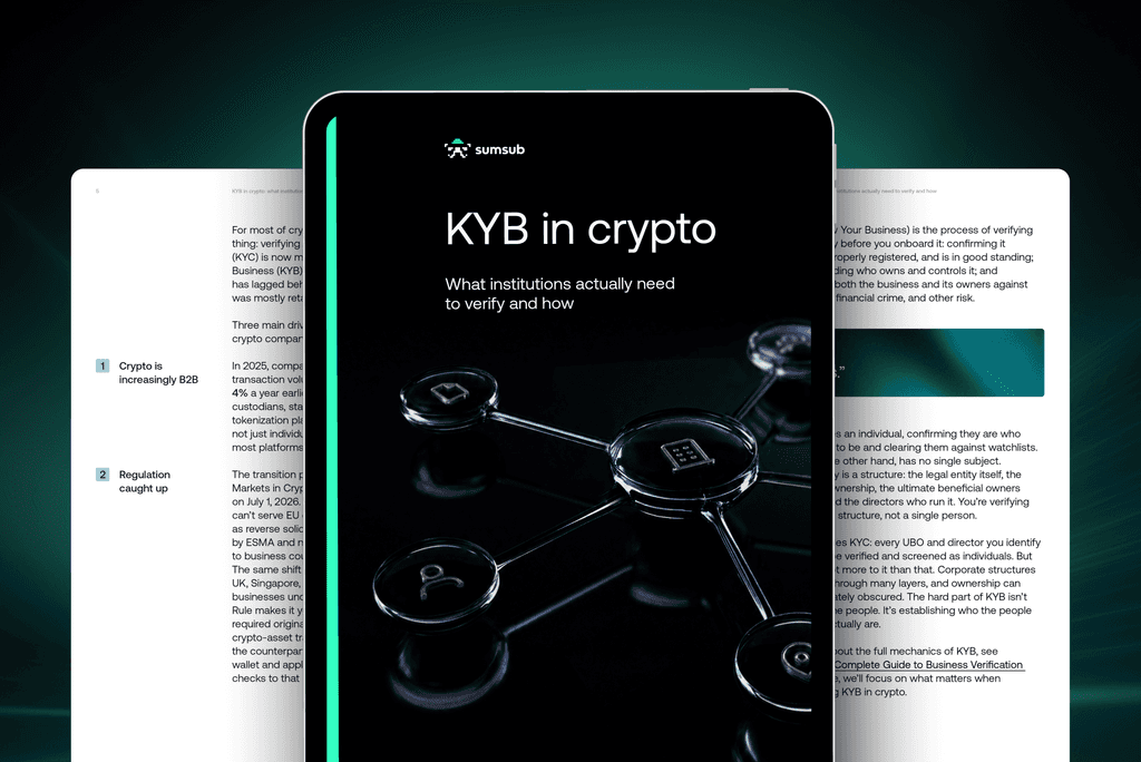 KYB in crypto: What institutions actually need to verify and how