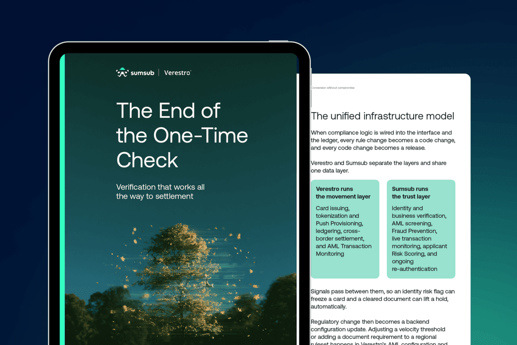 The end of the one-time check