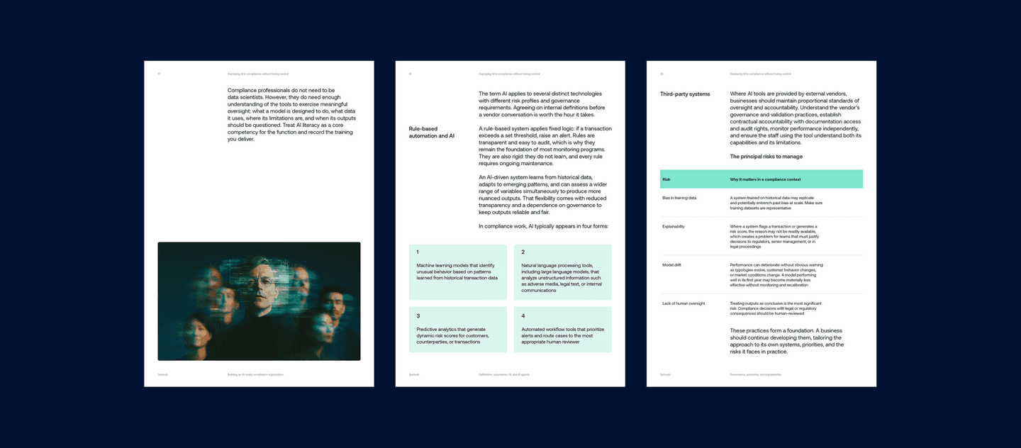 Deploying AI in compliance without losing control