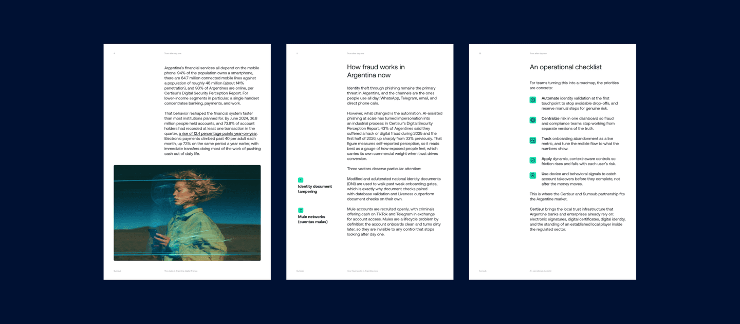 Trust after day one: The full-lifecycle case for fraud prevention in Argentina