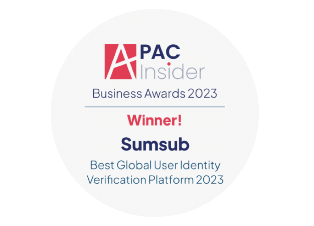 Sumsub Named Winner in APAC Business Awards 2023