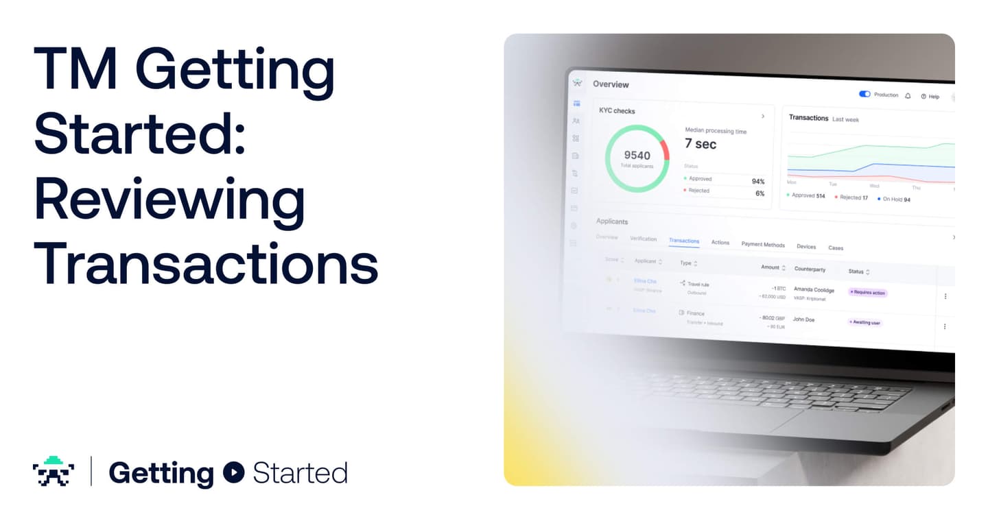 TM Getting Started: Reviewing Transactions