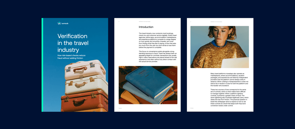 Verification in the travel industry