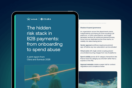 The hidden risk stack in B2B payments: from onboarding to spend abuse