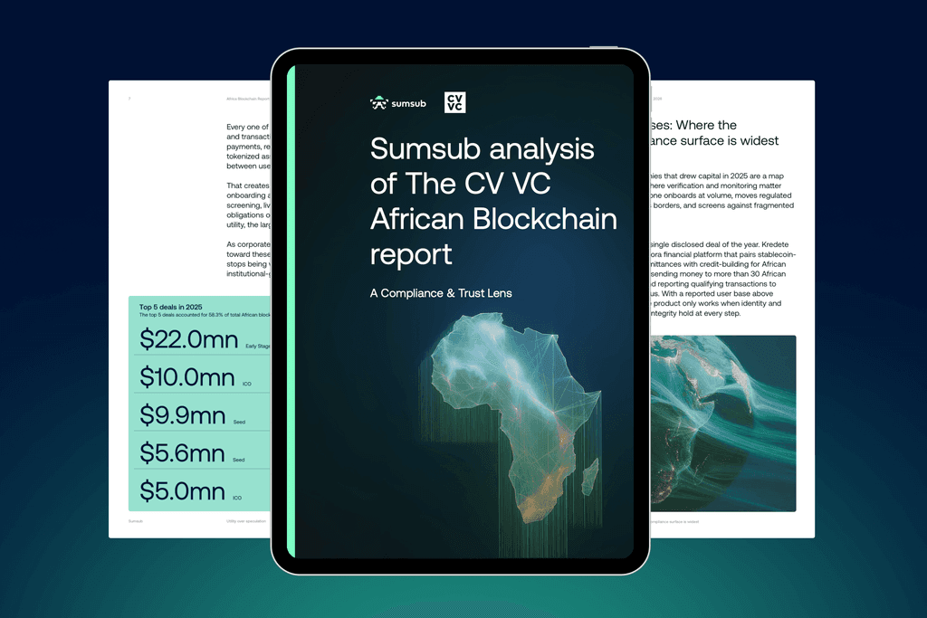 Sumsub analysis of The CV VC African Blockchain Report - Compliance & Trust