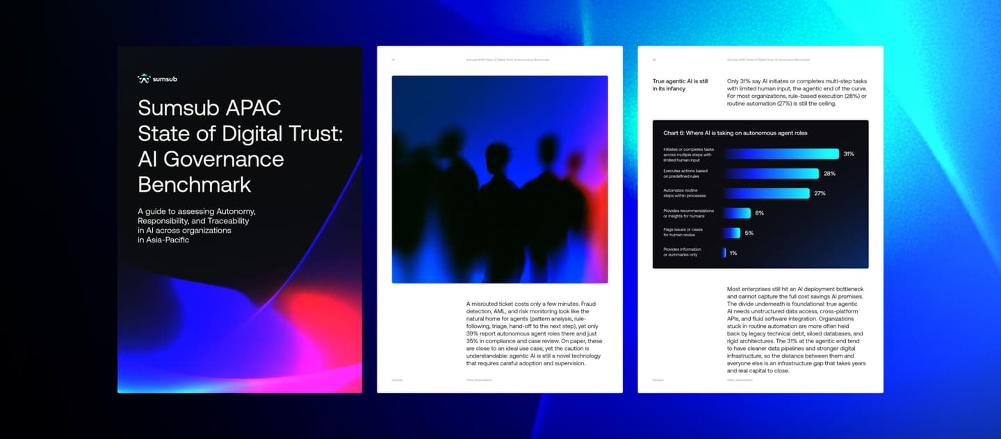 Sumsub APAC State of Digital Trust: AI Governance Benchmark