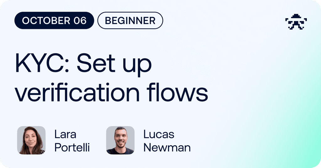 KYC: Set Up Verification Flows // 2026 October