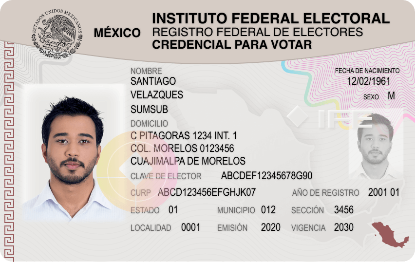 ID card Mexico