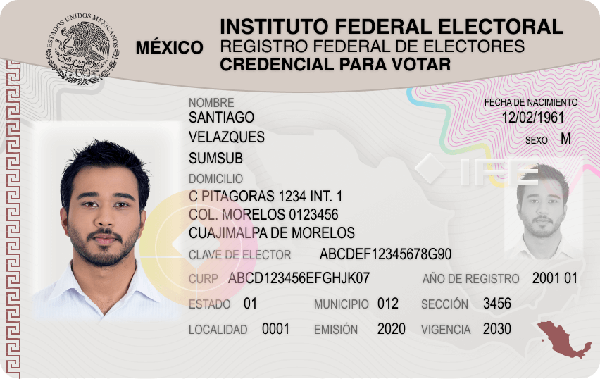 Where Is The Id Number On A Mexican Id - Printable Cards