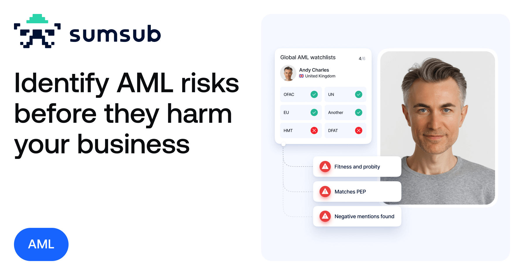 AI-driven AML Screening Software - Sanctions Screening | Sumsub