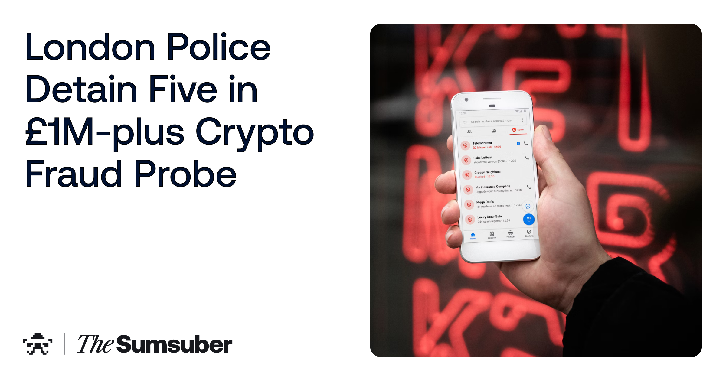 London Police Detain Five in £1M-plus Crypto Fraud Probe