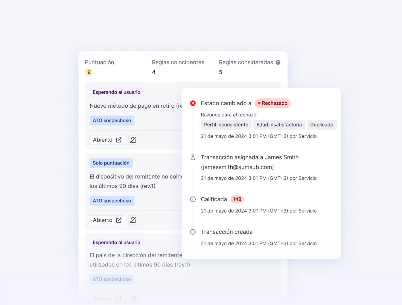 Detección de riesgos continua, diseñada para adaptarse